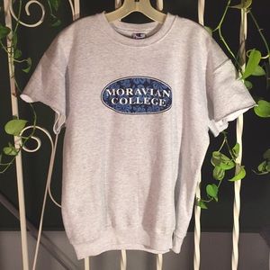 Vintage Moravian College Cutoff Champion Crewneck